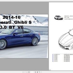 Maserati Ghibli 2014-2016 3.0 BT V6 S Workshop Manual, Wiring Diagram