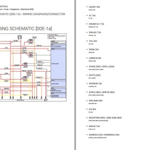 Mazda 2 2022 L4-1.5L Wiring Diagram