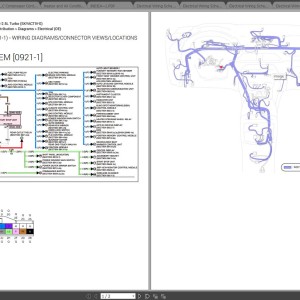 Mazda CX-9 AWD L4-2.5L Turbo 2022 Electrical Diagram