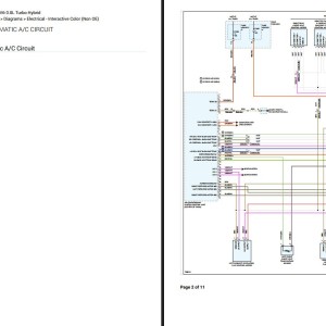 Porsche Cayenne E-Hybrid (9YA) V6-3.0L Turbo Hybrid 2020 Wiring Diagram