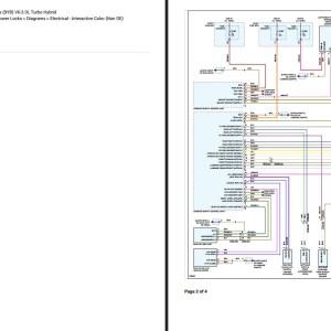 Porsche Cayenne E-Hybrid Coupe (9YB) V6-3.0L Turbo Hybrid 2020 Wiring Diagram