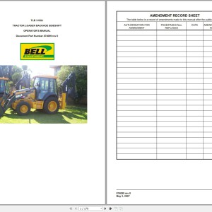 Bell 315SJ Operators Manual 874099