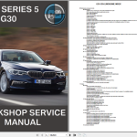 BMW 5 Series G30 530i Limousine Workshop Service Manual