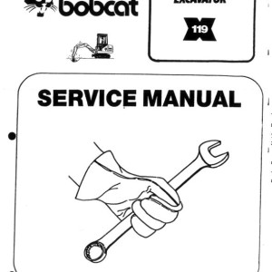 Bobcat 119 Service Manual 6570547 enGB