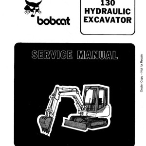 Bobcat 130 Service Manual 6570485 enUS