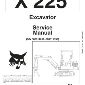 Bobcat 225 Service Manual