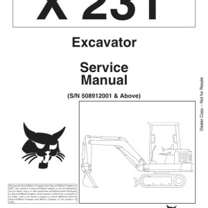 Bobcat 231 Service Manual