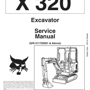 Bobcat 320 Service Manual