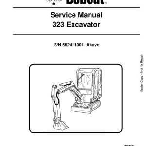 Bobcat 323 Service Manual