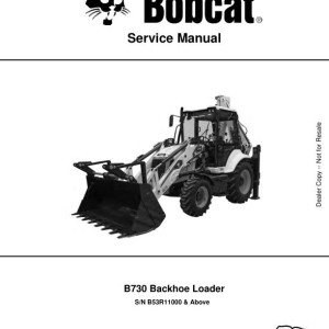 Bobcat B730 Service Manual