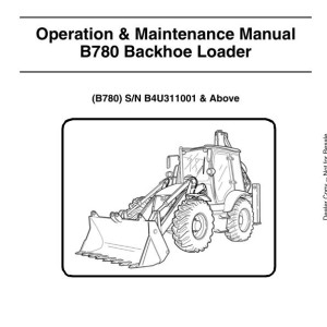 Bobcat B780 Operation Maintenance Manual 7363906 enGB