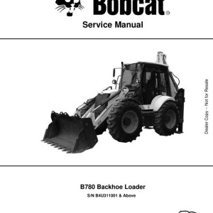 Bobcat B780 Service Manual 7363907 enUS