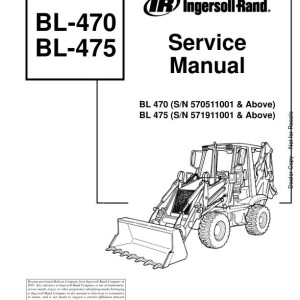 Bobcat BL470 BL475 Service Manual 6902018 enUS