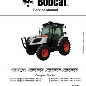 Bobcat CT5545 CT5550 CT5555 CT5558 Service Manual 7372814 enUS