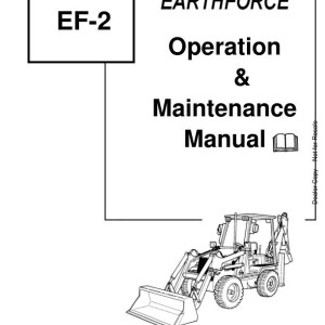 Bobcat EF2 Operation Maintenance Manual 6904720 enUS