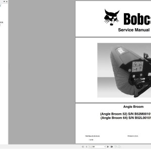Bobcat 52 64 Service Manual 7395758