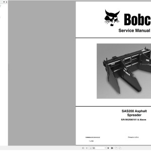 Bobcat SAS200 Service Manual 7398839