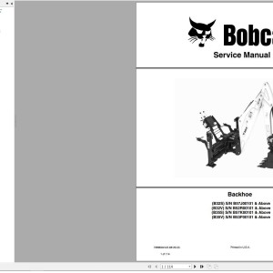 Bobcat B32S B32V B35S B35V Service Manual 7398840