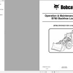 Bobcat B780 Operation and Maintenance Manual 7363906