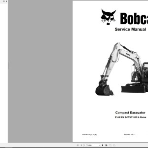 Bobcat E145 Service Manual 7387076