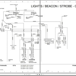 Bobcat E17z Hydraulic and Electric Schematic