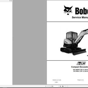 Bobcat E20 Service Manual 7255008