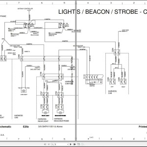 Bobcat E20z Hydraulic and Elecric Schematic