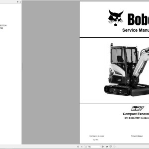 Bobcat E27 Service Manual 7349758