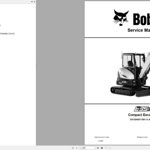 Bobcat E35z Service Manual