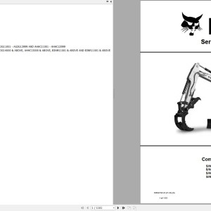 Bobcat E45 Service Manual 6989437