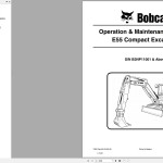 Bobcat E55 Operation and Maintenance Manual