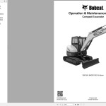 Bobcat E60 Operation and Maintenance Manual 7407586