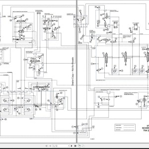 Bobcat T64 Hydraulic & Electric Circuit Diagram