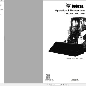 Bobcat T76 Operation and Maintenance Manual