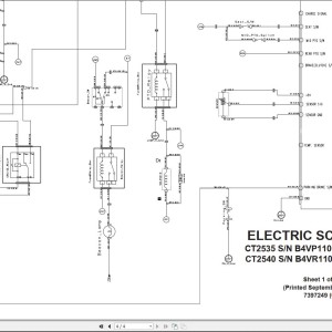 Bobcat CT2535 CT2540 Electric Schematic