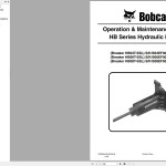 Bobcat HB04T-SSL HB06T-SSL HB08T-SSL Operation and Maintenance Manual 7398788