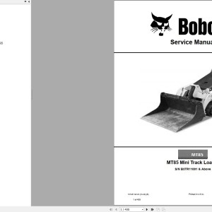 Bobcat MT85 Service Manual 7274811