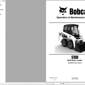 Bobcat S100 Operation and Maintenance Manual 7348238