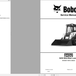 Bobcat S450 Service Manual 7397845