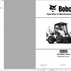 Bobcat S530 Operation and Maintenance Manual 7296397