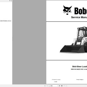 Bobcat S550 Service Manual 7417391