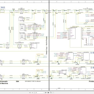 Bobcat S64 Electric & Hydraulic Schematic