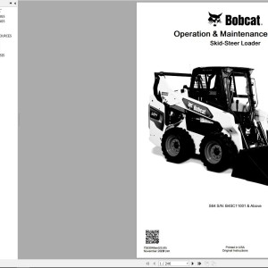 Bobcat S64 Operation and Maintenance Manual 7353046