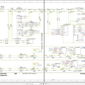 Bobcat S66 Hydraulic & Electric Schematic