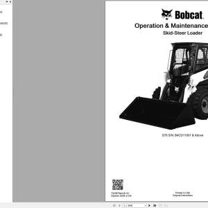 Bobcat S76 Operation and Maintenance Manual