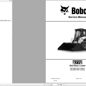 Bobcat S770 Service Manual 6989468