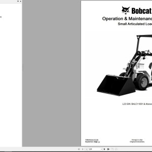 Bobcat L23 Operation and Maintenance Manual 7389392