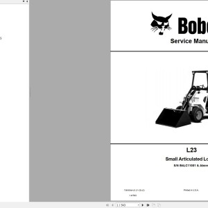 Bobcat L23 Service Manual 7389393