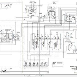 Bobcat L28 Electric & Hydraulic Circuit Diagram