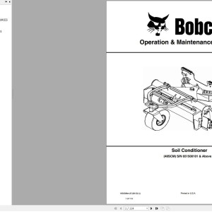 Bobcat 48SCM Operation and Maintenance Manual 6902008